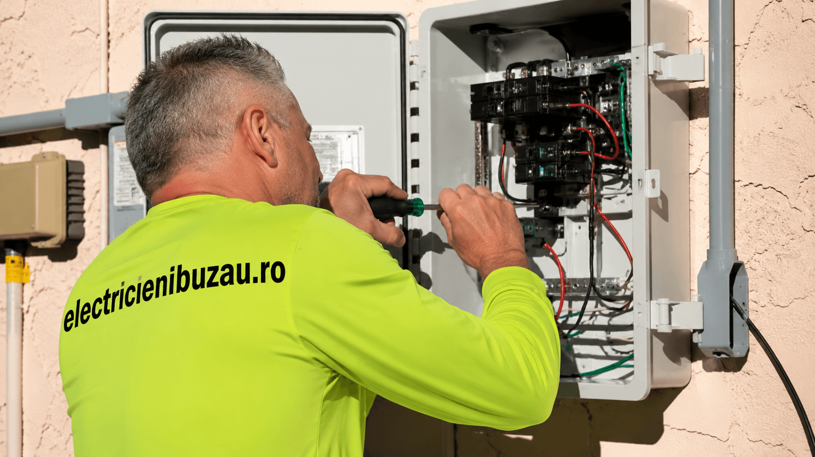 Electrician electricienibuzau.ro la lucru